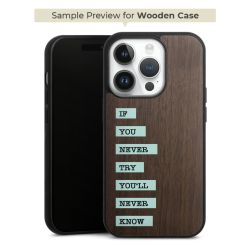 Holz Hard Case Walnuss