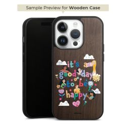 Holz Hard Case Walnuss