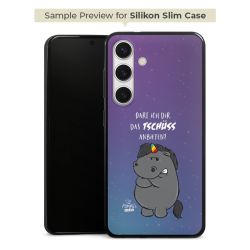 Silikon Slim Case schwarz
