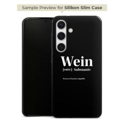 Silikon Slim Case schwarz