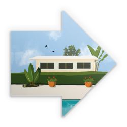 Sticker Pfeil Einzelsticker