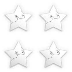 Sticker Set star