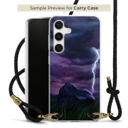 Carry Case Transparent Leather black/gold