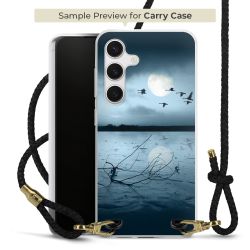 Carry Case Transparent Leather black/gold