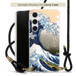 Carry Case Transparent Leather black/gold