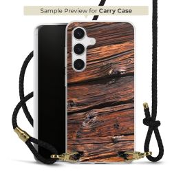 Carry Case Transparent Leather black/gold