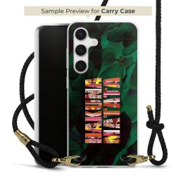 Carry Case Transparent Leather black/gold