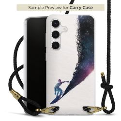 Carry Case Transparent Leather black/gold