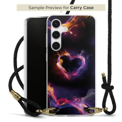 Carry Case Transparent Leather black/gold