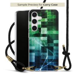 Carry Case Transparent Leather black/gold