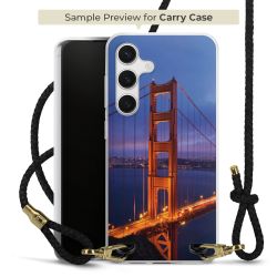 Carry Case Transparent Leather black/gold