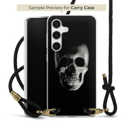 Carry Case Transparent Leather black/gold