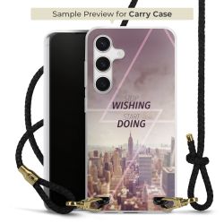 Carry Case Transparent Leather black/gold