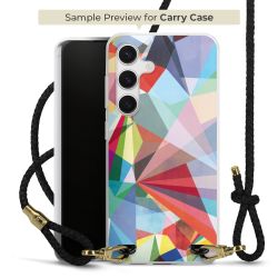 Carry Case Transparent Leather black/gold