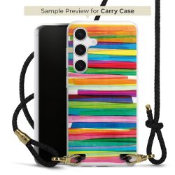 Carry Case Transparent Leather black/gold