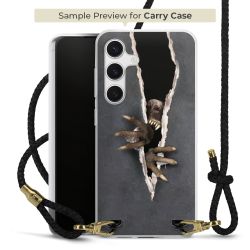 Carry Case Transparent Leather black/gold