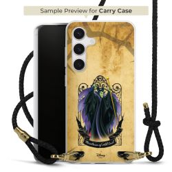 Carry Case Transparent Leder schwarz/gold