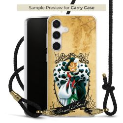 Carry Case Transparent Leather black/gold