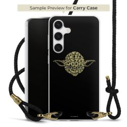 Carry Case Transparent Leather black/gold