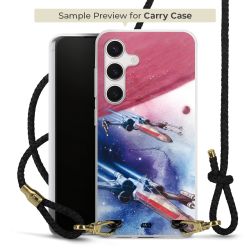 Carry Case Transparent Leather black/gold