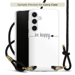 Carry Case Transparent Leather black/gold