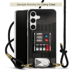 Carry Case Transparent Leather black/gold