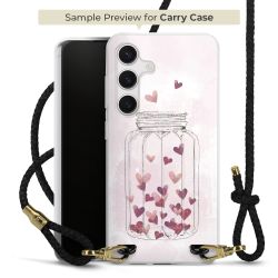 Carry Case Transparent Leather black/gold