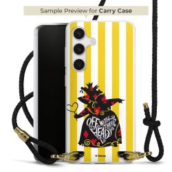 Carry Case Transparent Leather black/gold