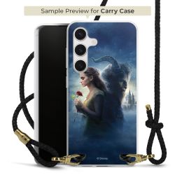 New Carry Case Transparent Leder schwarz/gold