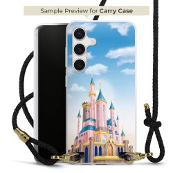 New Carry Case Transparent Leder schwarz/gold