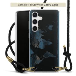 Carry Case Transparent Leder schwarz/gold