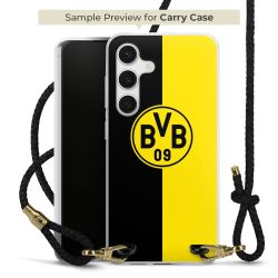 New Carry Case Transparent Leder schwarz/gold