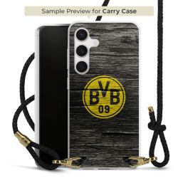 Carry Case Transparent Leather black/gold