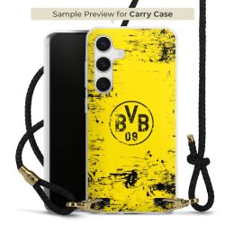 Carry Case Transparent Leather black/gold