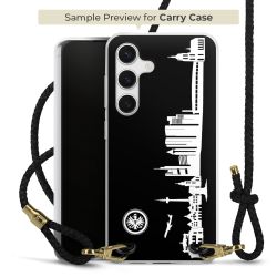 Carry Case Transparent Leder schwarz/gold