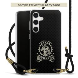 Carry Case Transparent Leather black/gold