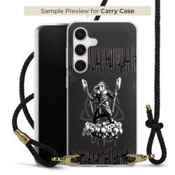 Carry Case Transparent Leather black/gold