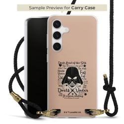 Carry Case Transparent Leather black/gold