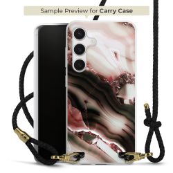 Carry Case Transparent Leather black/gold