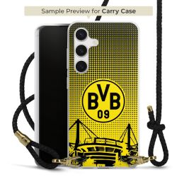 Carry Case Transparent Leather black/gold