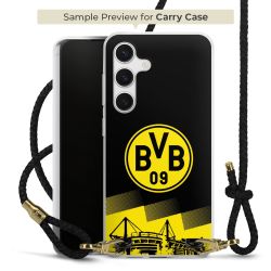 Carry Case Transparent Leather black/gold