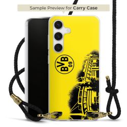 Carry Case Transparent Leather black/gold