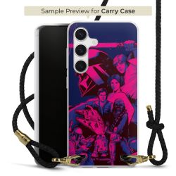 Carry Case Transparent Leather black/gold