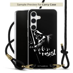 Carry Case Transparent Leather black/gold