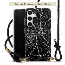 Carry Case Transparent Leather black/gold