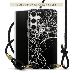 Carry Case Transparent Leather black/gold