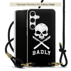 Carry Case Transparent Leather black/gold