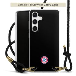 Carry Case Transparent Leder schwarz/gold