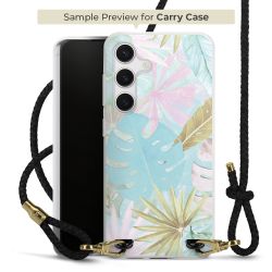 Carry Case Transparent Leather black/gold