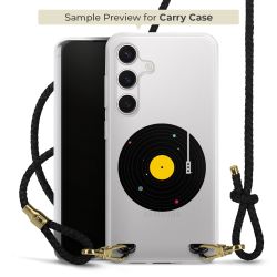 Carry Case Transparent Leather black/gold